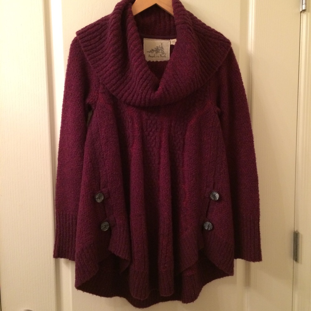 Angel of the North Anthropologie Cowl Neck Sweater